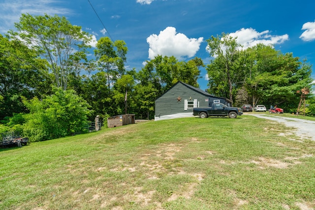 view of yard