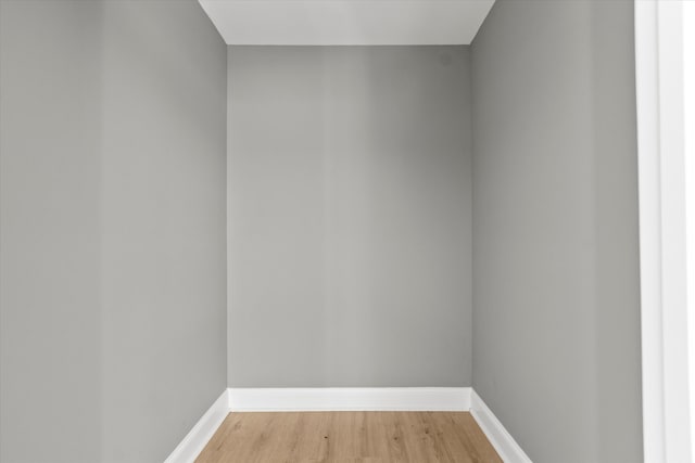 unfurnished room featuring light hardwood / wood-style floors