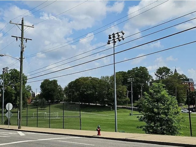 exterior space featuring a yard