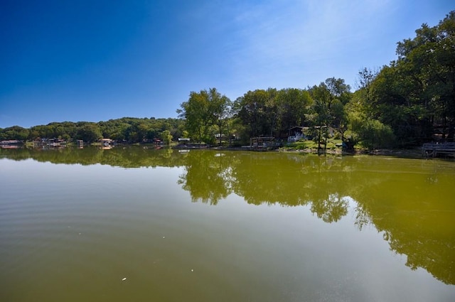 view of water feature