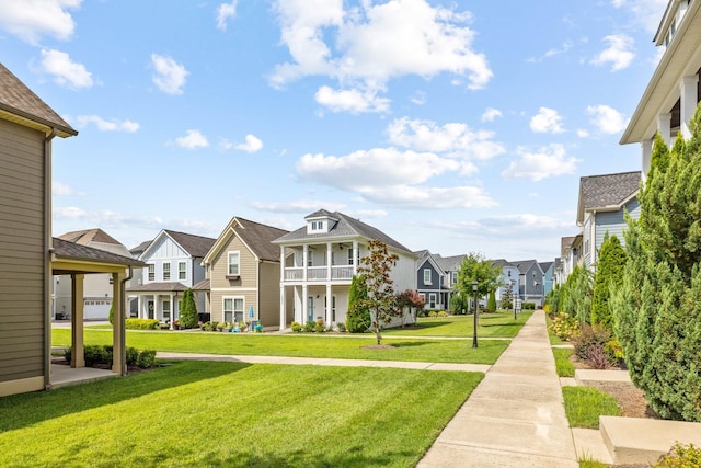 surrounding community featuring a lawn