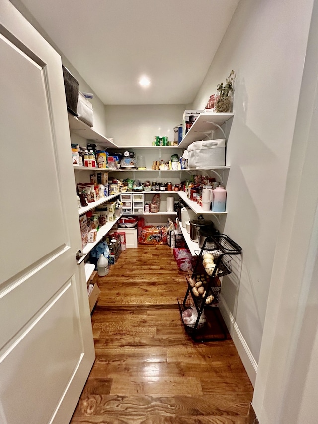 view of pantry