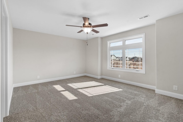 203 W Fallow Ct, Clarksville, TN 37040 - empty room with ceiling fan and carpet floors