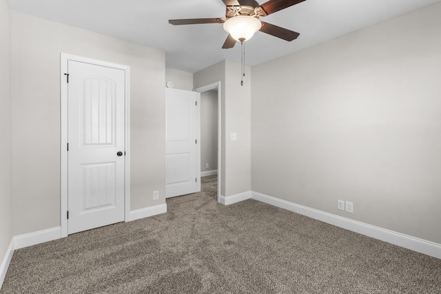 203 W Fallow Ct, Clarksville, TN 37040 - unfurnished bedroom featuring carpet floors and ceiling fan