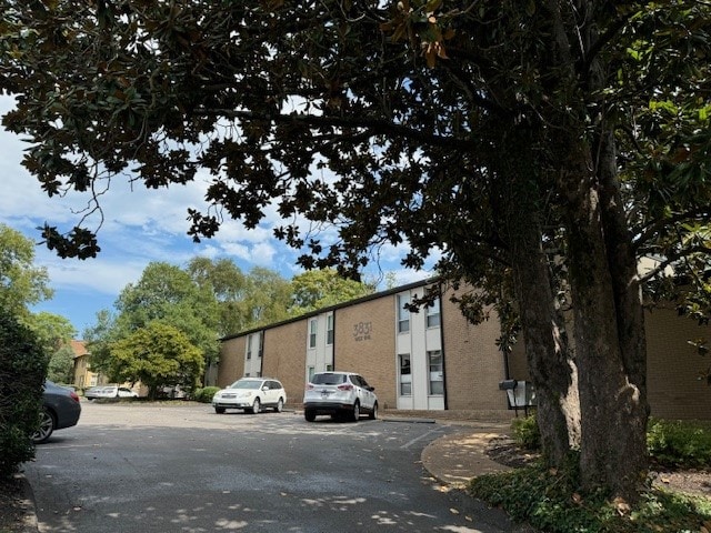 view of parking / parking lot