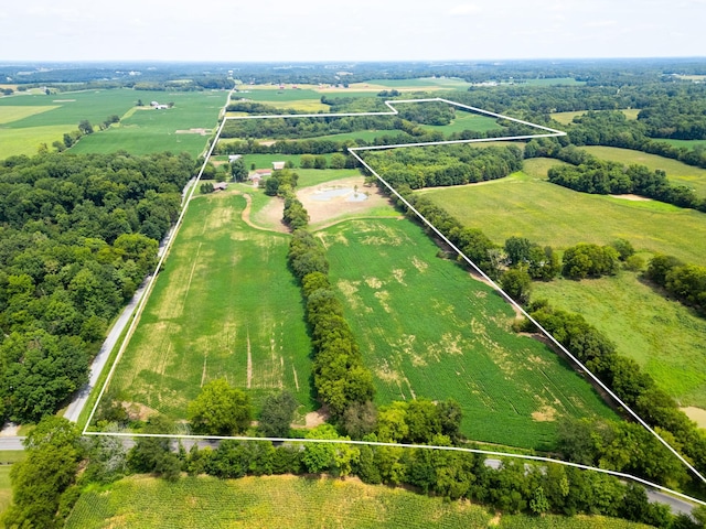 5016 Caney Sink Rd, Adams, TN 37010 - view of rural area with property boundaries highlighted
