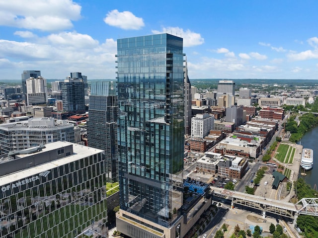 city view with a water view