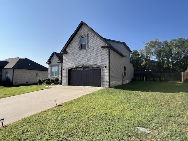 exterior space featuring a yard