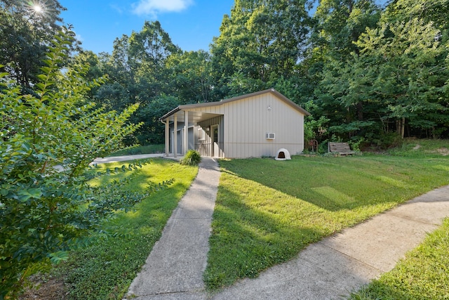 view of outbuilding