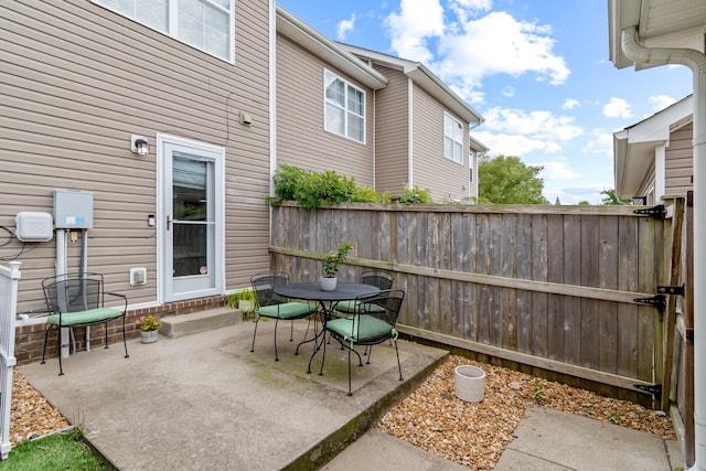 view of patio / terrace