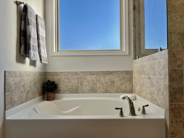 bathroom with a bathtub