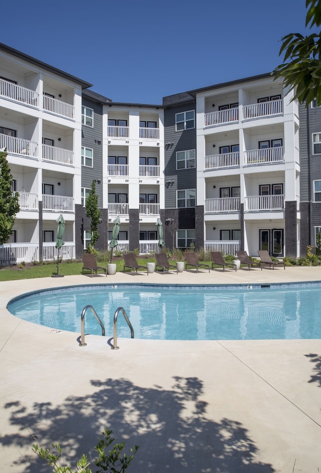 view of pool