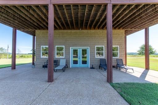 view of patio with french doors