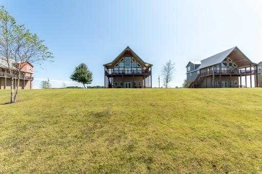 view of yard with a deck