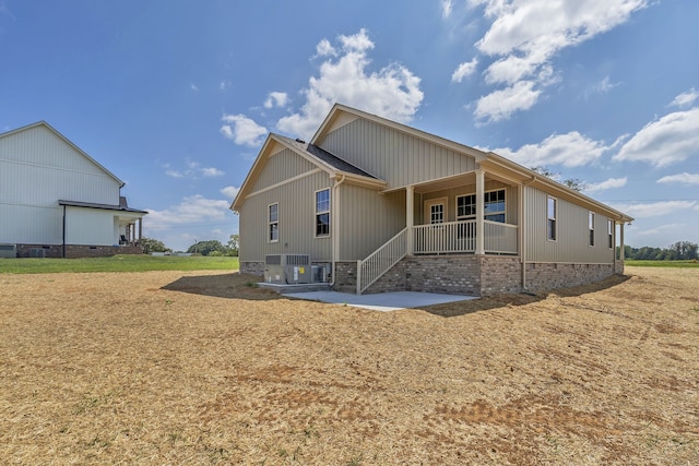 rear view of house with a patio area