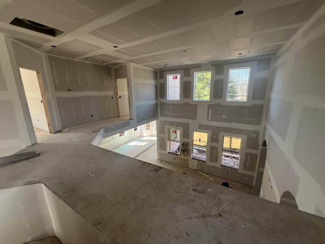 view of unfurnished living room