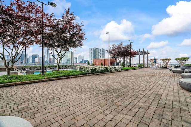 view of community with a view of city