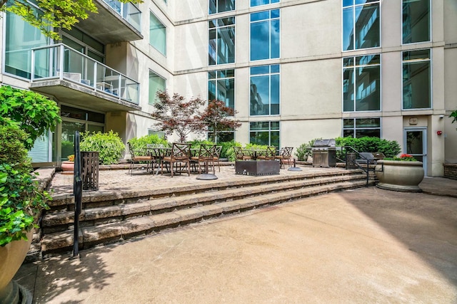 exterior space featuring a patio