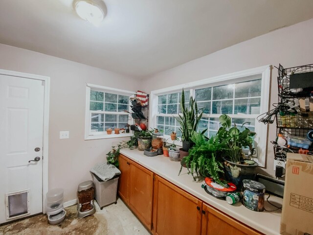 doorway to outside featuring visible vents