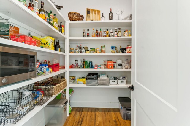 view of pantry