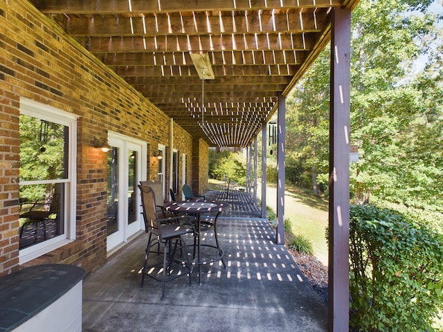 view of patio