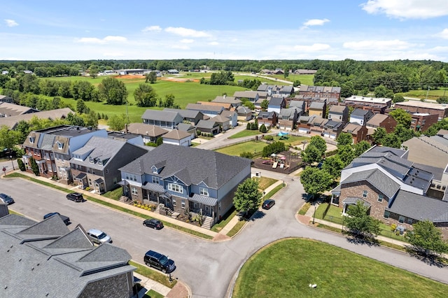 bird's eye view featuring a residential view