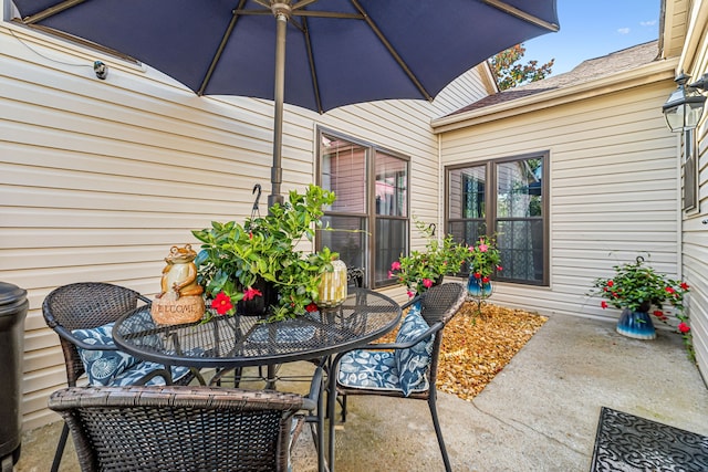 view of patio