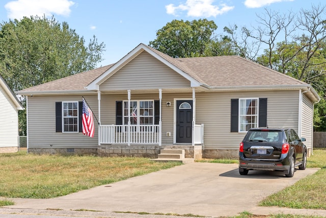 view of front of house featuring a porch