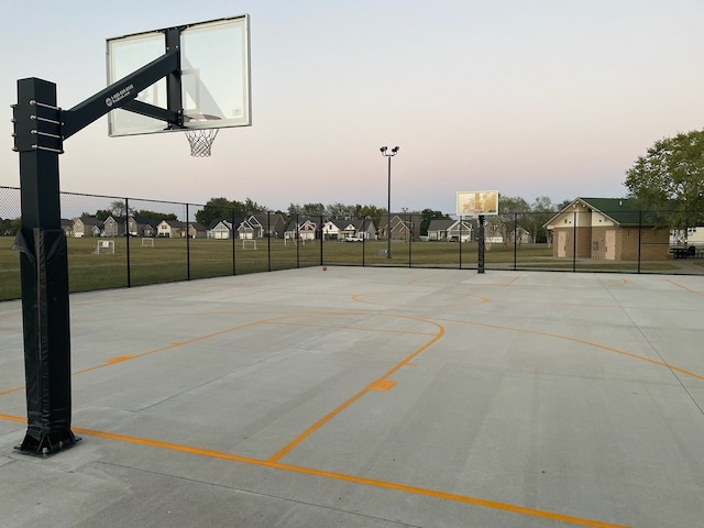 view of sport court