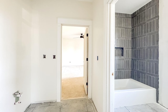 bathroom featuring a bathtub