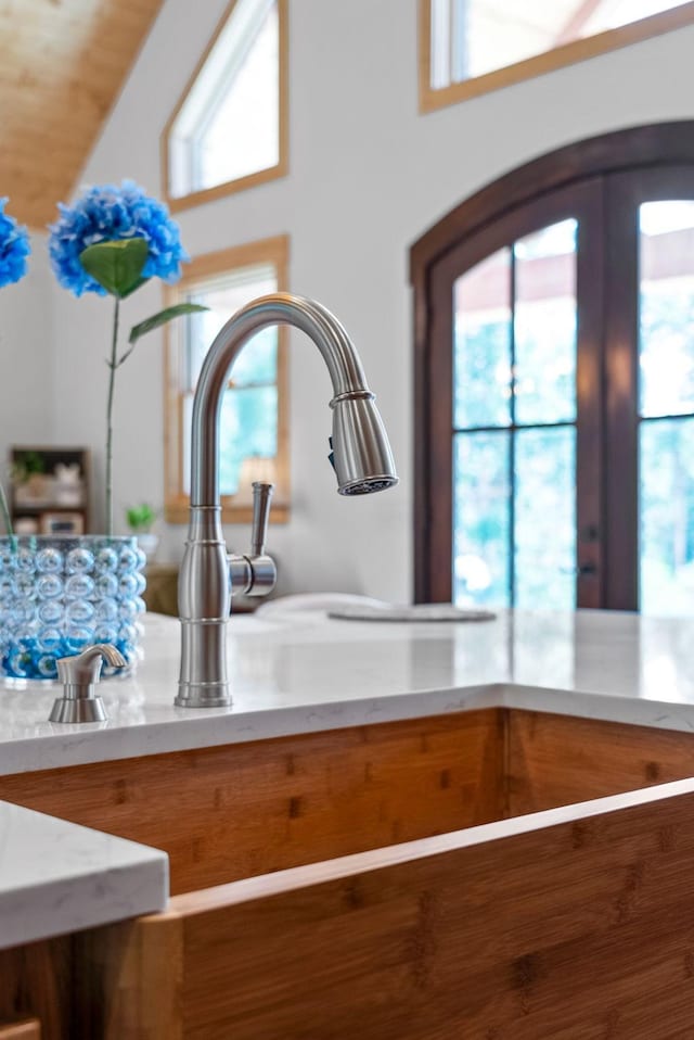 details with light countertops