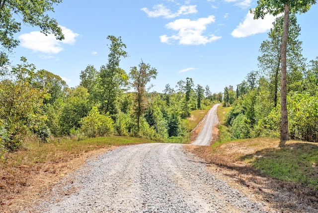 view of road