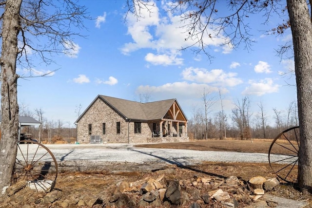 view of front of home