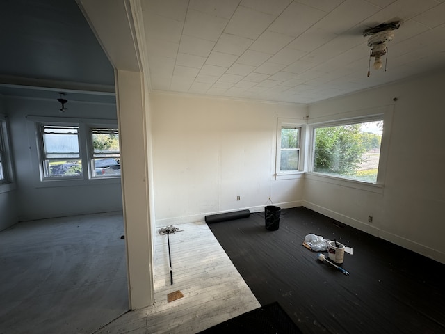 unfurnished room featuring hardwood / wood-style floors