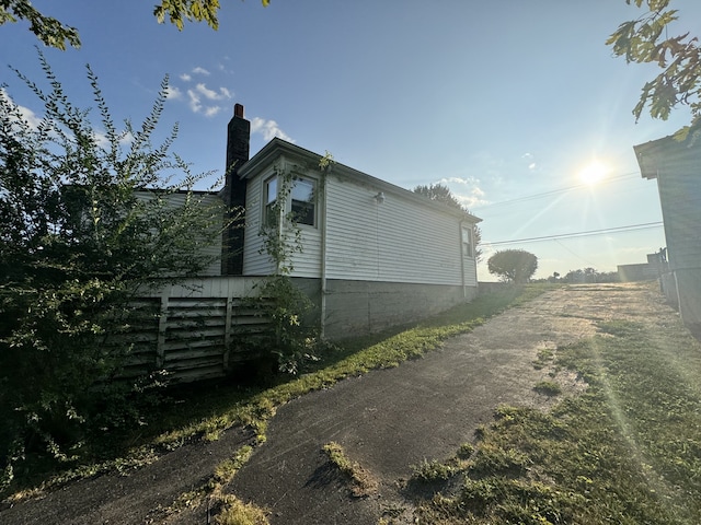 view of side of home