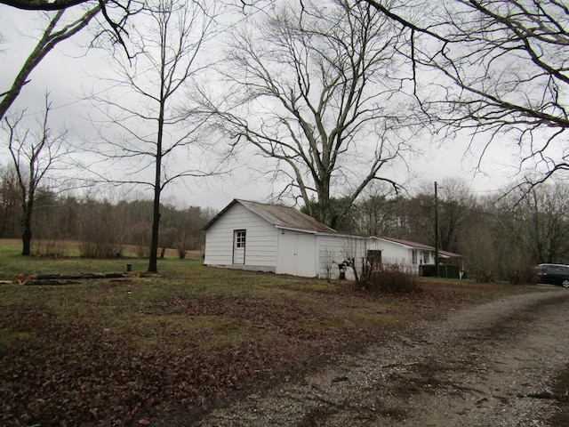 view of side of home