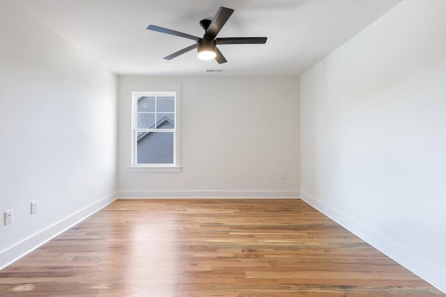 6816 Springwater St, Smyrna, TN 37167 - unfurnished room with a ceiling fan, light wood finished floors, and baseboards