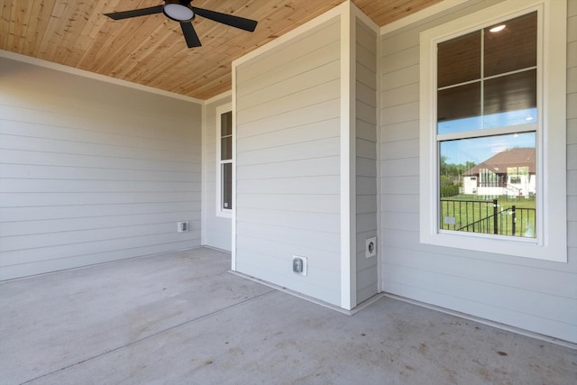 6816 Springwater St, Smyrna, TN 37167 - view of patio with ceiling fan