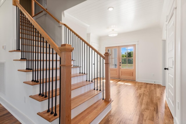 6816 Springwater St, Smyrna, TN 37167 - staircase featuring wood finished floors and baseboards