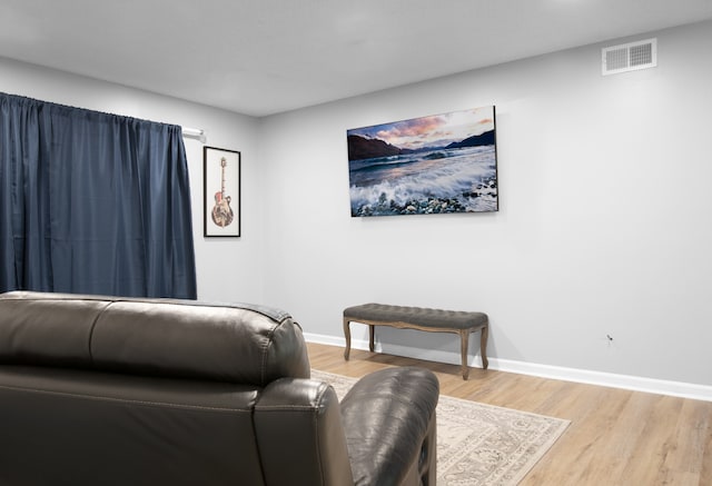 interior space featuring light wood-type flooring