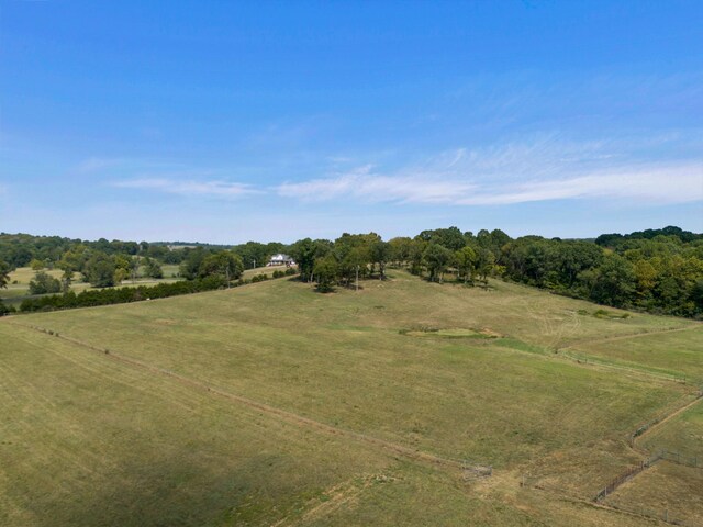 exterior space with a rural view