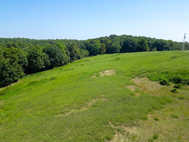 drone / aerial view featuring a rural view