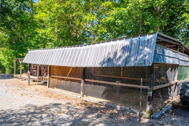 view of stable