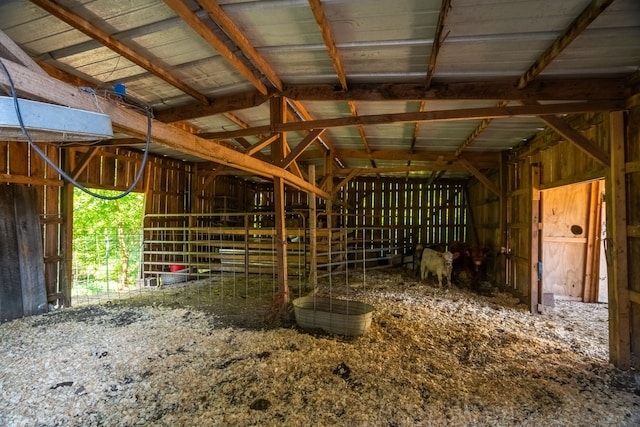 view of stable