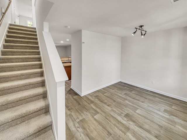 interior space featuring light hardwood / wood-style flooring