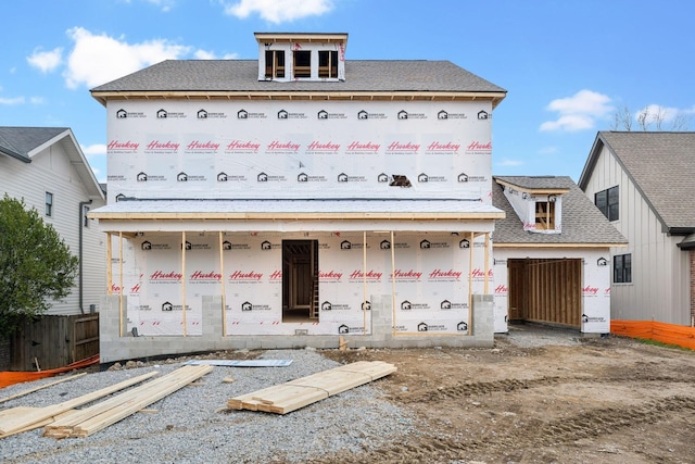 view of property in mid-construction