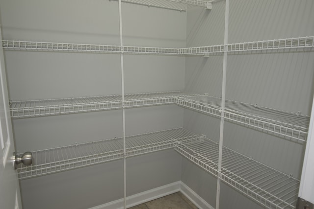 view of pantry