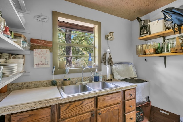 kitchen featuring sink