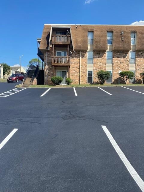 view of uncovered parking lot