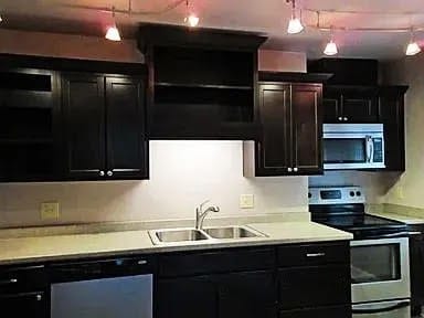 kitchen featuring appliances with stainless steel finishes and sink